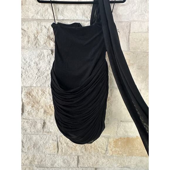 Misha THE 'EMBER' WRAPPED MINI DRESS Small - Picture 7 of 12